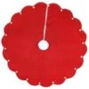 National Tree Company 52" General Store Collection Scalloped Red Tree Skirt -National Tree Company AH63 15044AL 1
