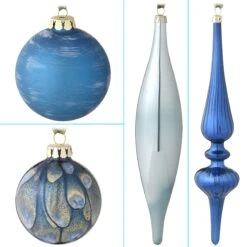 National Tree Company 20-Piece Christmas Tree Ornament Set, Arctic Lights Collection 12 National Tree Company 20-Piece Christmas Tree Ornament Set, Arctic Lights Collection -National Tree Company AH63 AL20 5