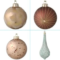 National Tree Company 20-Piece Christmas Tree Ornament Set, Alpine Collection 15 National Tree Company 20-Piece Christmas Tree Ornament Set, Alpine Collection -National Tree Company AH63 ALP20 6