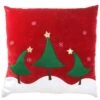 National Tree Company 20" General Store Collection Red Pillow With Christmas Trees