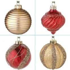 National Tree Company 20-Piece Christmas Tree Ornament Set, Vienna Waltz Collection -National Tree Company AH63 VW2021 4