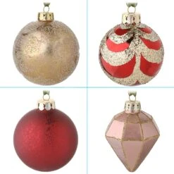 National Tree Company 20-Piece Christmas Tree Ornament Set, Vienna Waltz Collection -National Tree Company AH63 VW2021 6