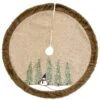 National Tree Company 48" Alpine Collection Snowman And Pines Tree Skirt 1 National Tree Company 48" Alpine Collection Snowman And Pines Tree Skirt -National Tree Company AH63 Y09542A 1