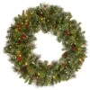 National Tree Company, Pre-Lit Artificial Christmas Wreath, Crestwood Spruce With Twinkly LED Lights, Plug In, 30 In 2 National Tree Company, Pre-Lit Artificial Christmas Wreath, Crestwood Spruce With Twinkly LED Lights, Plug In, 30 In -National Tree Company CW3 300T 30W S