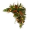 National Tree Company 30in White Pine Corner Swag With Battery Operated LED Lights 1 National Tree Company 30in White Pine Corner Swag With Battery Operated LED Lights -National Tree Company DC13 116 30CB 1