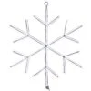 National Tree Company Neon Styled Snow Flake Decoration, White LED Lights, Plug In, Christmas Collection, 16 Inches -National Tree Company DF 21010007C