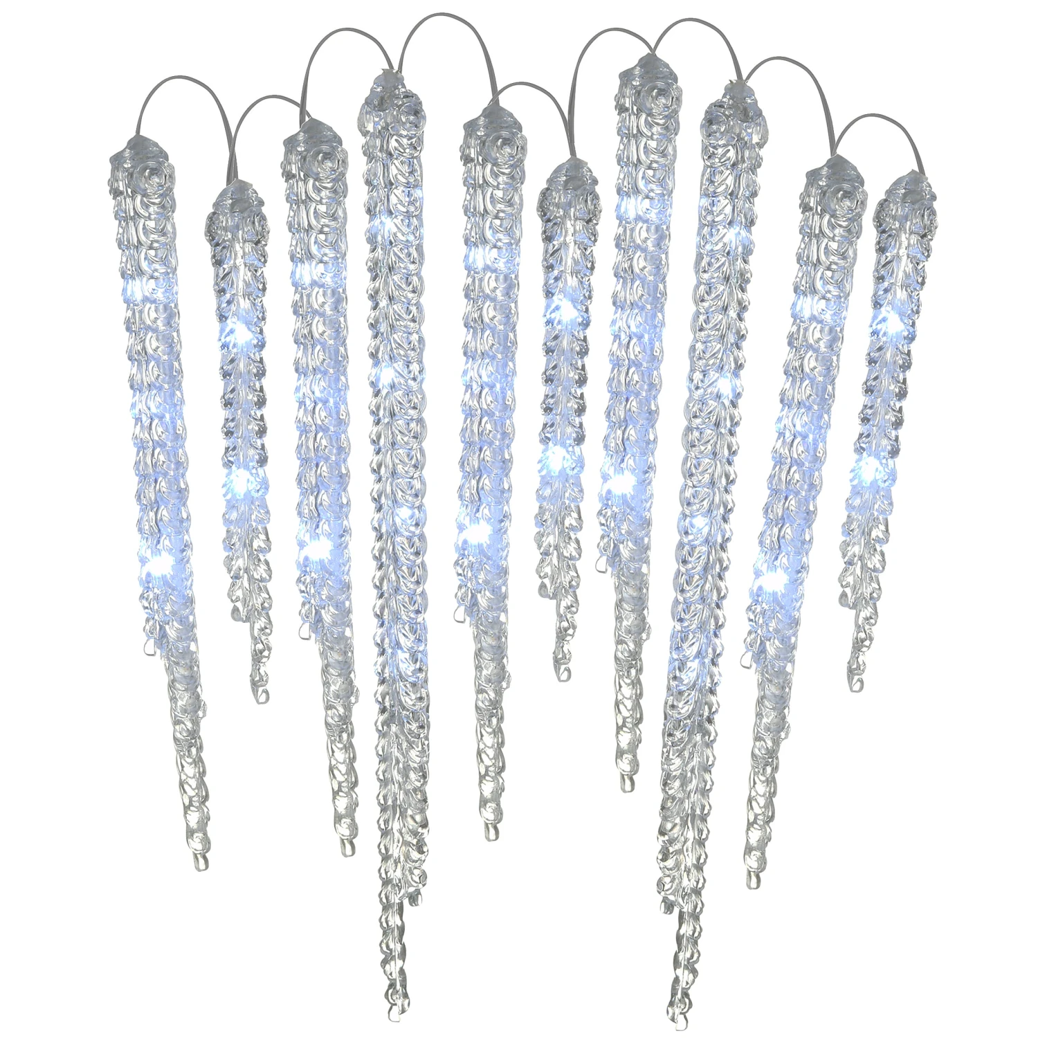 National Tree Company Crystal Icicles With LED Lights 3 National Tree Company Crystal Icicles With LED Lights