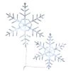 National Tree Company Pre Lit Hexagonal Snowflake Decoration, Cool White LED Lights, Plug In, Christmas Collection, 24 Inches 1 National Tree Company Pre Lit Hexagonal Snowflake Decoration, Cool White LED Lights, Plug In, Christmas Collection, 24 Inches -National Tree Company DF 21200002C