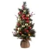 National Tree Company Pre-Lit Artificial Christmas Tree, Green, Dakota Pine, White LED Lights, Decorated With Pine Cones, Ball Ornaments, Includes Cloth Bag Base, Battery Operated, 3 Feet 2 National Tree Company Pre-Lit Artificial Christmas Tree, Green, Dakota Pine, White LED Lights, Decorated With Pine Cones, Ball Ornaments, Includes Cloth Bag Base, Battery Operated, 3 Feet -National Tree Company DKP 305 30 B1
