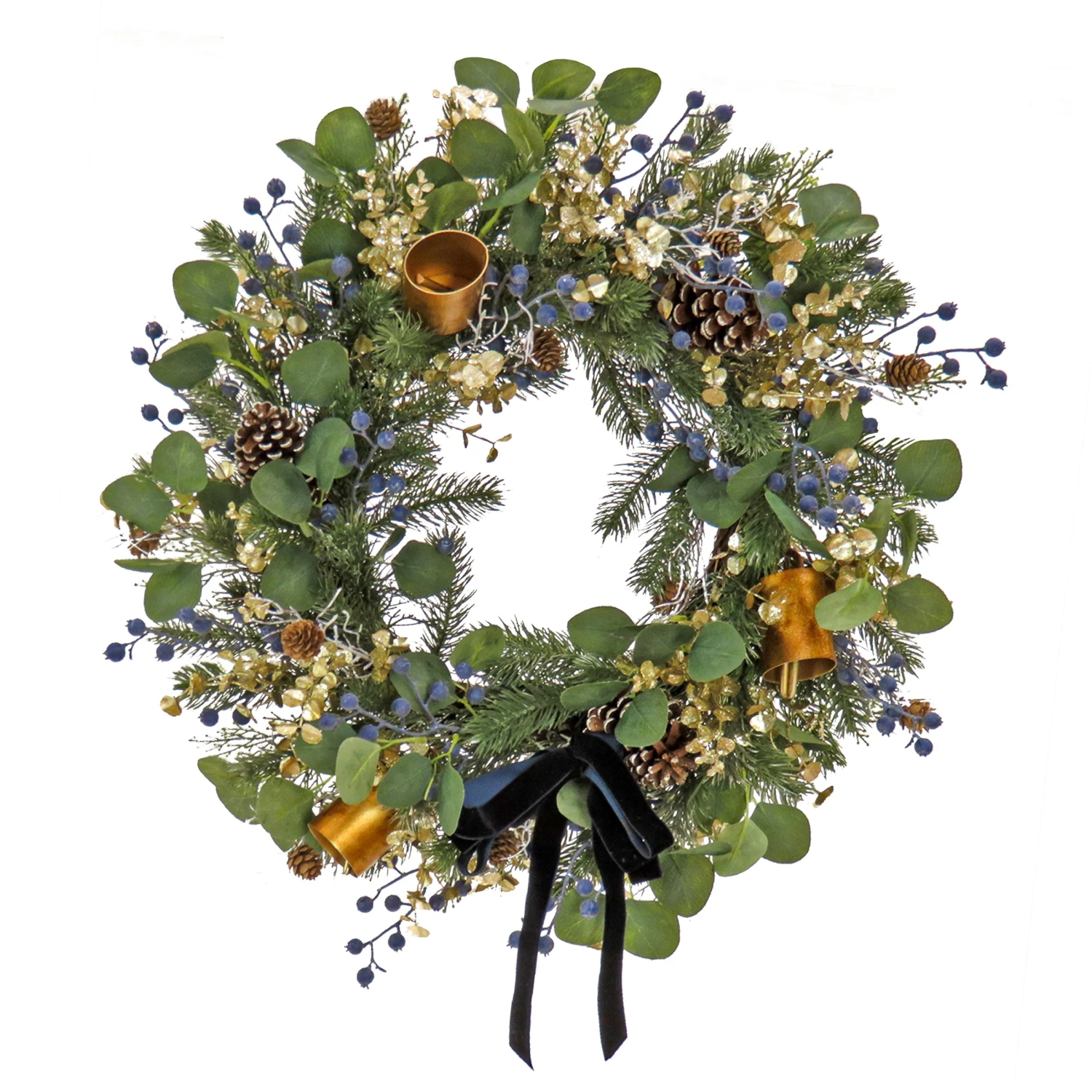 National Tree Company 28" HGTV Home Collection Swiss Chic Wreath 3 National Tree Company 28" HGTV Home Collection Swiss Chic Wreath