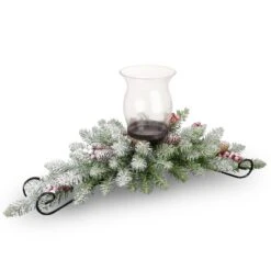 National Tree Company 30 In Dunhill(R) Fir Centerpiece And Candle Holder