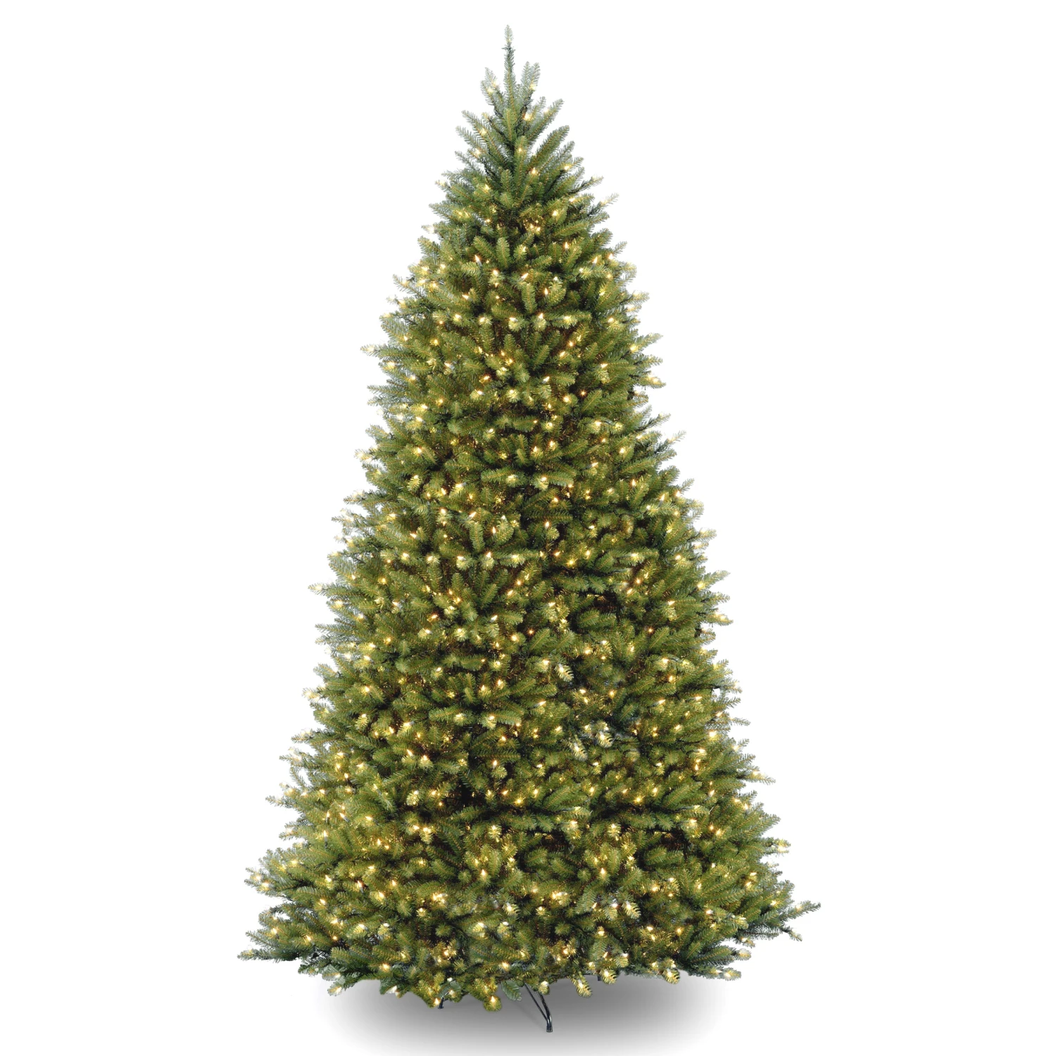 Pre-Lit Artificial Full Christmas Tree, Green, Dunhill Fir, Dual Color LED Lights, Includes PowerConnect And Stand, 10 Feet 3 Pre-Lit Artificial Full Christmas Tree, Green, Dunhill Fir, Dual Color LED Lights, Includes PowerConnect And Stand, 10 Feet