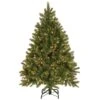 Pre-Lit 'Feel Real' Artificial Full Downswept Christmas Tree, Green, Douglas Fir, White Lights, Includes Stand, 4.5 Feet 1 Pre-Lit 'Feel Real' Artificial Full Downswept Christmas Tree, Green, Douglas Fir, White Lights, Includes Stand, 4.5 Feet -National Tree Company Downswept Douglas fcf5834c fa60 4757 bcac 697c2056ca39