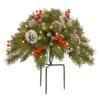 National Tree Company 22" Frosted Berry Urn Filler With Battery Operated LED Lights -National Tree Company FRB 300 22U B