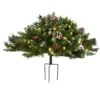 National Tree Company 33" Frosted Berry Urn Filler With Battery Operated LED Lights -National Tree Company FRB3 300 33U B