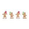 National Tree Company Four Piece First Traditions Gingerbread Cookie Card Holders -National Tree Company FRT75 B193616Z1