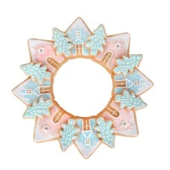 National Tree Company First Traditions 8" Gingerbread Cookie Wreath