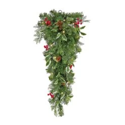 National Tree Company First Traditions 30" Christmas Joy Pre-Lit Swag