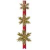 National Tree Company Pre-Lit Artificial Christmas Hanging Snowflakes Door Decoration, Green, Glittery Bristle Pine, White Lights, Christmas Collection, 77 Inches 1 National Tree Company Pre-Lit Artificial Christmas Hanging Snowflakes Door Decoration, Green, Glittery Bristle Pine, White Lights, Christmas Collection, 77 Inches -National Tree Company GB1 300LT 18S B