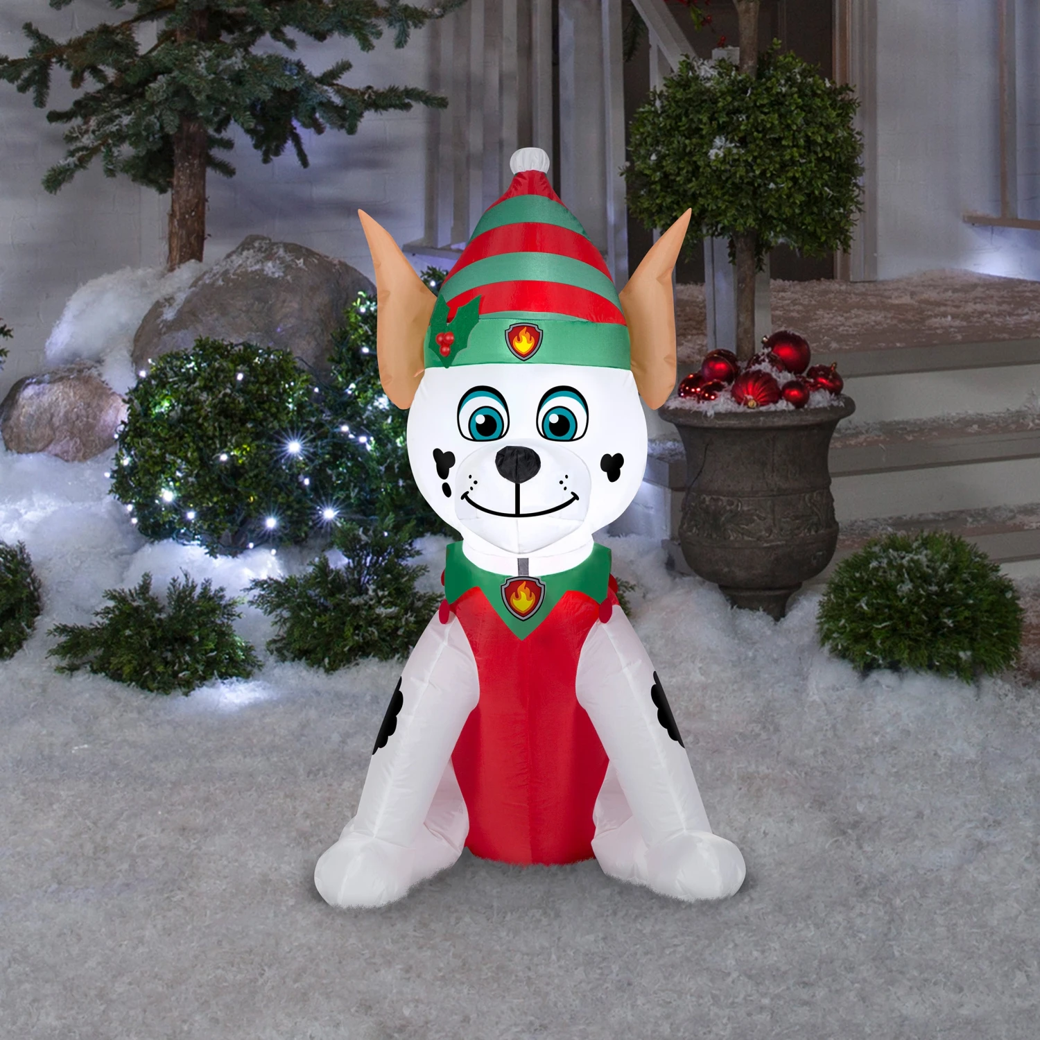 National Tree Company Inflatable Elf Paw Patrol Marshall Dalmatian, LED Lights, Plug In, Christmas Collection, 3.5 Feet 4 National Tree Company Inflatable Elf Paw Patrol Marshall Dalmatian, LED Lights, Plug In, Christmas Collection, 3.5 Feet - Image 2