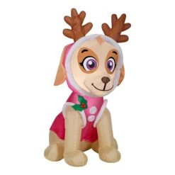 National Tree Company Inflatable Skye From Paw Patrol, LED Lights, Plug In, Christmas Collection, 3.5 Feet