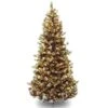 National Tree Company Pre-Lit Artificial Slim Christmas Tree, Green, Glittery Bristle Pine, White Lights, Flocked With Pine Cones, Frosted Branches, Includes Stand, 7.5 Feet 2 National Tree Company Pre-Lit Artificial Slim Christmas Tree, Green, Glittery Bristle Pine, White Lights, Flocked With Pine Cones, Frosted Branches, Includes Stand, 7.5 Feet -National Tree Company GP1 302 75