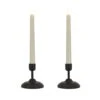 National Tree Company HGTV Home Collection Flameless Heritage Candle Pair, Black Base -National Tree Company HGT100 G2SET02