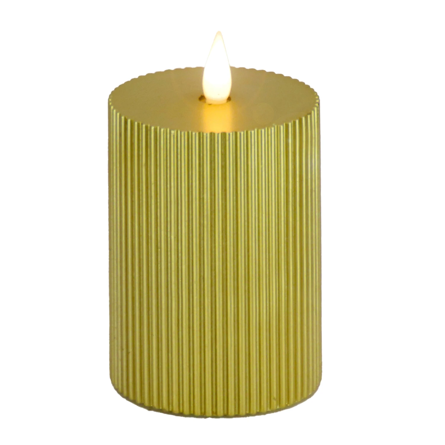 National Tree Company 5x7 HGTV Home Collection Flameless Georgetown Pillar Candle, Gold 3 National Tree Company 5x7 HGTV Home Collection Flameless Georgetown Pillar Candle, Gold