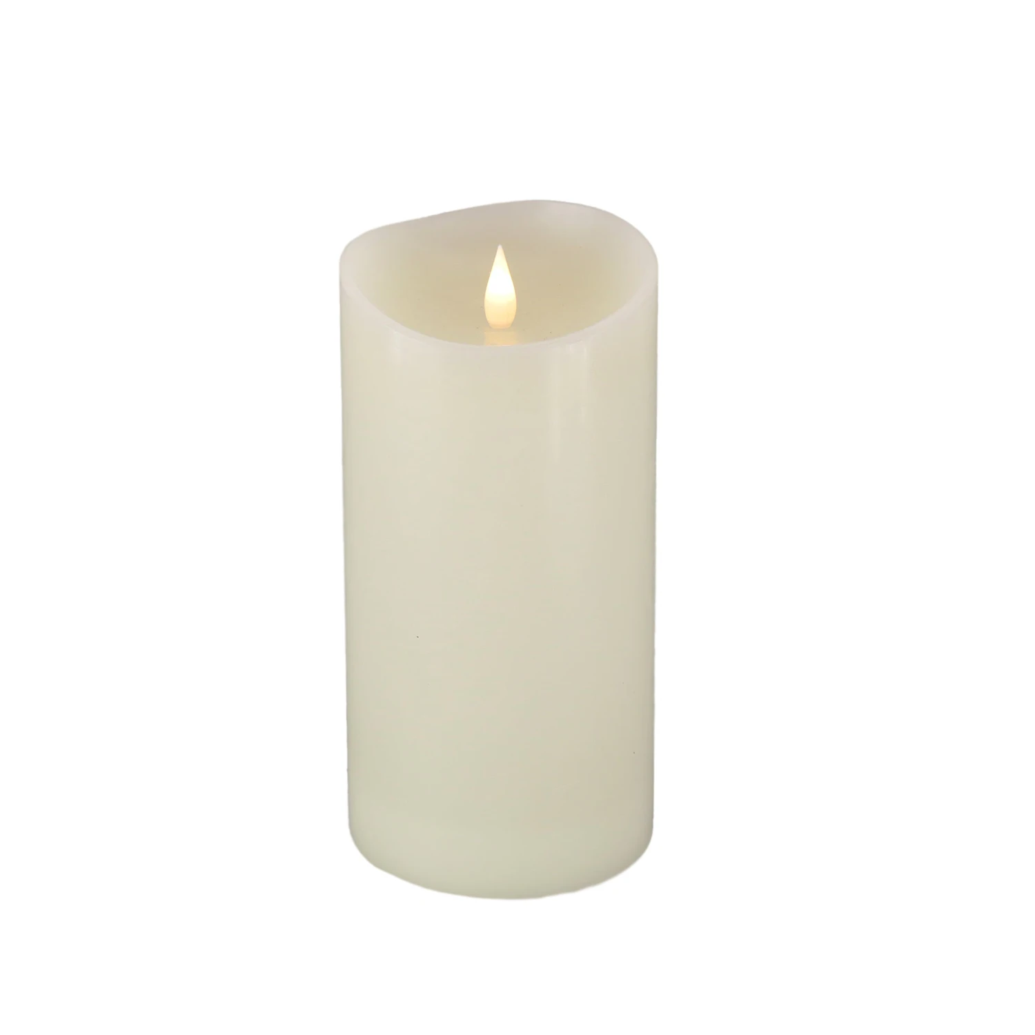 National Tree Company 4x8 HGTV Home Collection Flameless Heritage Pillar Candle, Ivory 3 National Tree Company 4x8 HGTV Home Collection Flameless Heritage Pillar Candle, Ivory