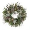 National Tree Company 28" HGTV Home Collection Pre-Lit Cozy Winter Wreath -National Tree Company HGTCZ63 30028WB