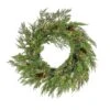National Tree Company 26" HGTV Home Collection Pre-Lit Cozy Winter Cedar Wreath -National Tree Company HGTCZ63 30126WB