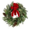 National Tree Company 22" HGTV Home Collection Pre-Lit Holly And Berry Wreath 2 National Tree Company 22" HGTV Home Collection Pre-Lit Holly And Berry Wreath -National Tree Company HGTHY63 30022WB