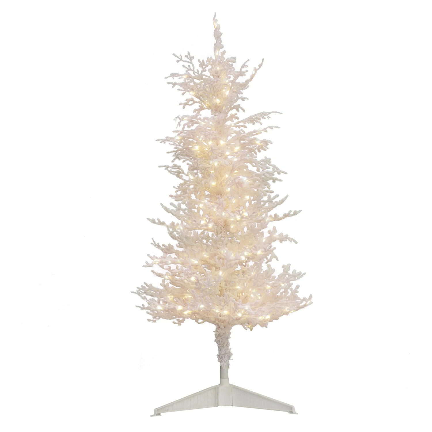 National Tree Company HGTV Home Collection Pre-Lit Christmas By The Sea Coral Artificial Tree Pre-Strung With Warm White LED Lights , Plug In, HGTV Home Collection, Coral, 48in 3 National Tree Company HGTV Home Collection Pre-Lit Christmas By The Sea Coral Artificial Tree Pre-Strung With Warm White LED Lights , Plug In, HGTV Home Collection, Coral, 48in