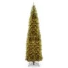 Artificial Pre-Lit Slim Christmas Tree, Green, Kingswood Fir, Multicolor Lights, Includes Stand, 12 Feet -National Tree Company KW7 300 120