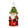 National Tree Company 12" Pre-Lit Santa With Christmas Tree Hat