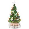 National Tree Company 14" Pre-Lit Christmas Tree With Santa Base 1 National Tree Company 14" Pre-Lit Christmas Tree With Santa Base -National Tree Company MW61 20B006 1