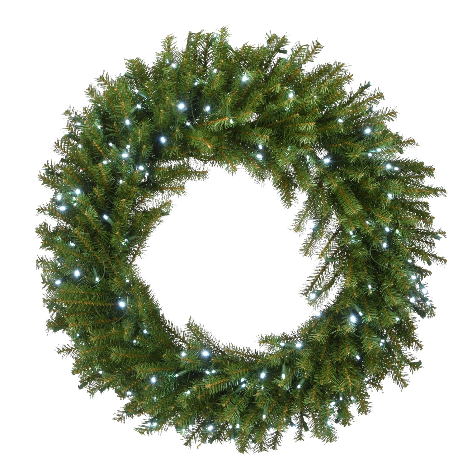 National Tree Company Pre-Lit Artificial Christmas Wreath, Green, Norwood Fir, White Lights, Christmas Collection, 36 Inches 3 National Tree Company Pre-Lit Artificial Christmas Wreath, Green, Norwood Fir, White Lights, Christmas Collection, 36 Inches
