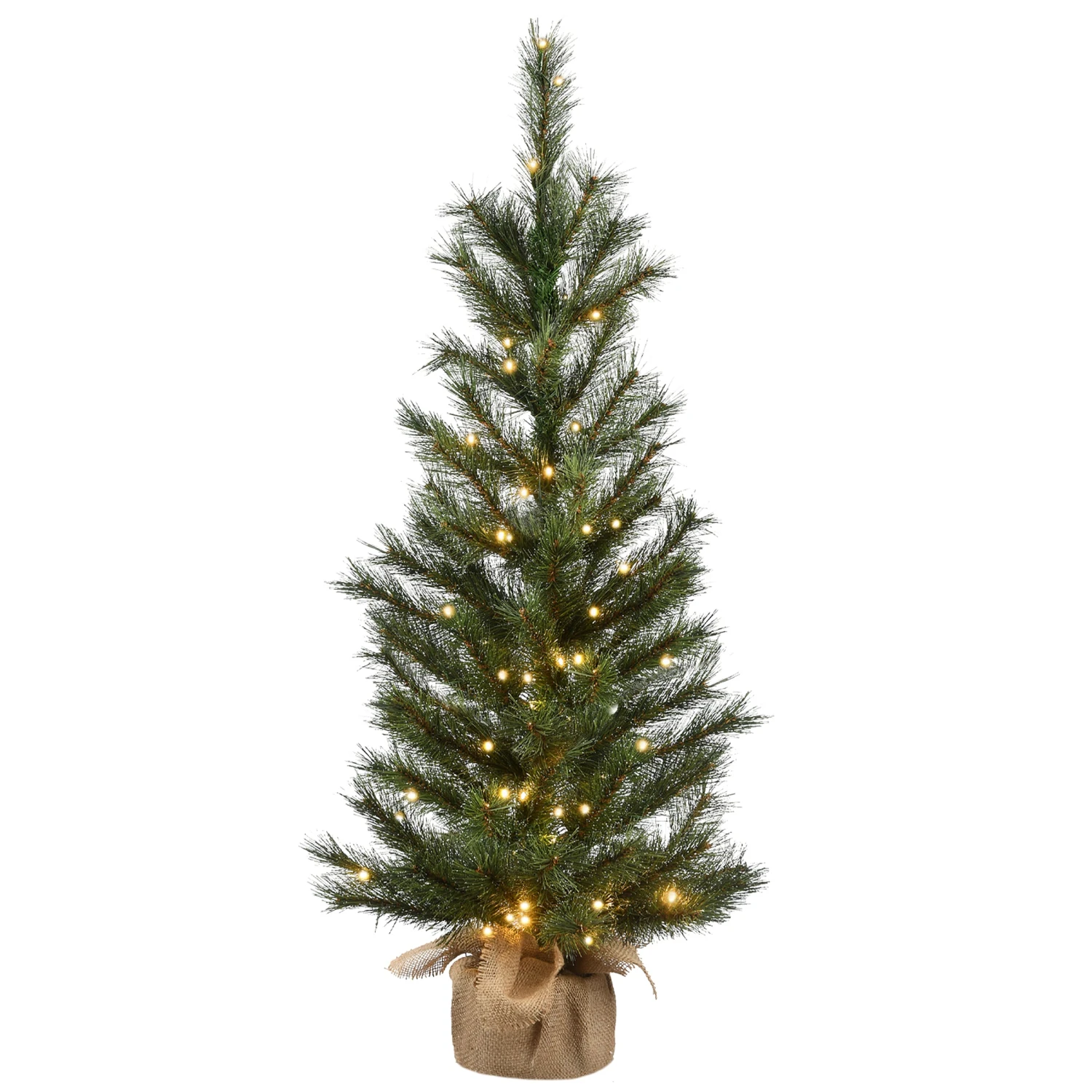 National Tree Company 4 Ft Frosted Ontario Pine Tree With Battery Operated Lights 3 National Tree Company 4 Ft Frosted Ontario Pine Tree With Battery Operated Lights