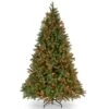 Pre-Lit 'Feel Real' Artificial Full Downswept Christmas Tree, Green, Douglas Fir, Multicolor Lights, Includes Stand, 6.5 Feet 2 Pre-Lit 'Feel Real' Artificial Full Downswept Christmas Tree, Green, Douglas Fir, Multicolor Lights, Includes Stand, 6.5 Feet -National Tree Company PEDD1 325 65