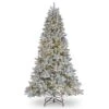 National Tree Company 6.5 Ft Iceland Fir Tree With Clear Lights -National Tree Company PEIL2 300 65
