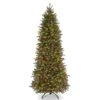 National Tree Company Pre-Lit Slim Artificial Christmas Tree, Green, Jersey Fraser Fir, Multi-Color Lights, Includes Stand, 6.5 Feet -National Tree Company PEJF1 363 65
