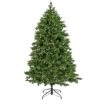 National Tree Company Artificial Rockport Christmas Tree, Pre-Lit With PowerConnect Dual Colored LED Lights, Plug In, 7.5 Ft -National Tree Company PERK7 D07 75