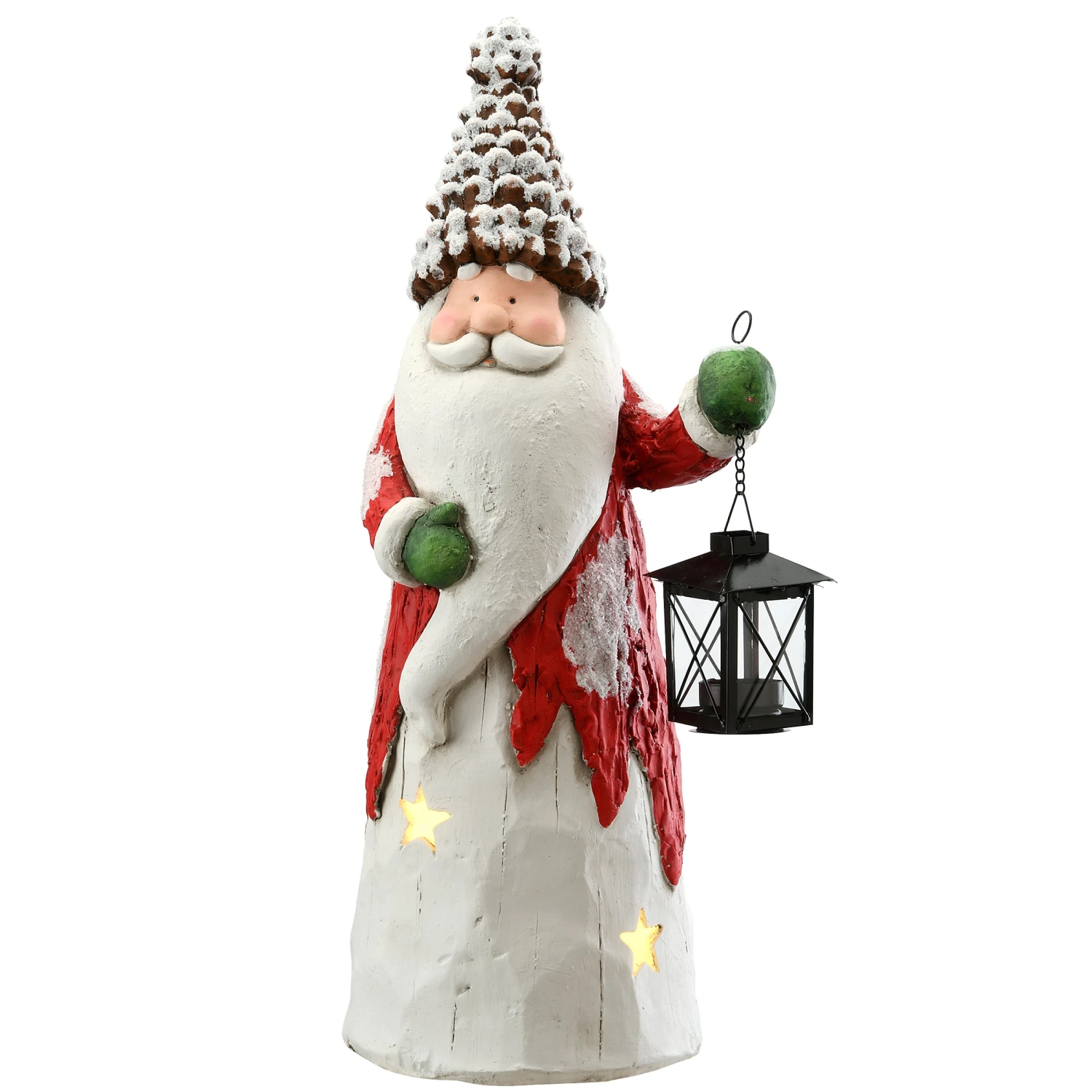 National Tree Company 21" Lighted Old World Santa Candleholder 3 National Tree Company 21" Lighted Old World Santa Candleholder