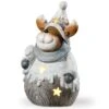 National Tree Company 20" Moose Decor With Battery-Operated LED Lights