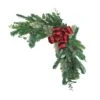 National Tree Company Mixed Pine And Bow Christmas Corner Swags With Plaid Bow And Pinecones, Set Of Two, 24 In 2 National Tree Company Mixed Pine And Bow Christmas Corner Swags With Plaid Bow And Pinecones, Set Of Two, 24 In -National Tree Company RAC HK060925A