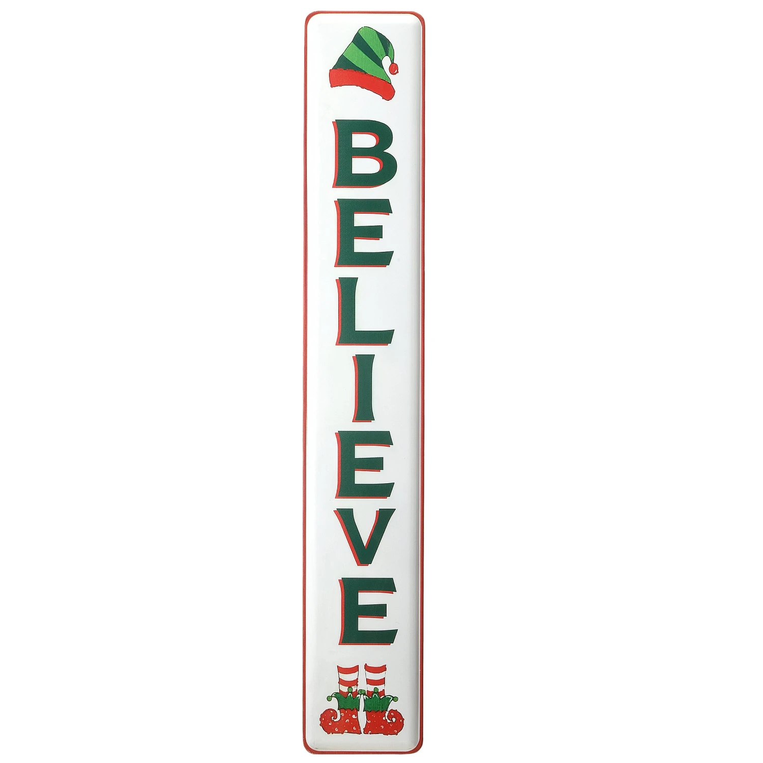 National Tree Company 47" Believe Vertical Holiday Wall Sign 3 National Tree Company 47" Believe Vertical Holiday Wall Sign