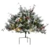National Tree Company 22" Snowy Bedford Urn Filler With Battery Operated LED Lights -National Tree Company SBE1 300 22U B